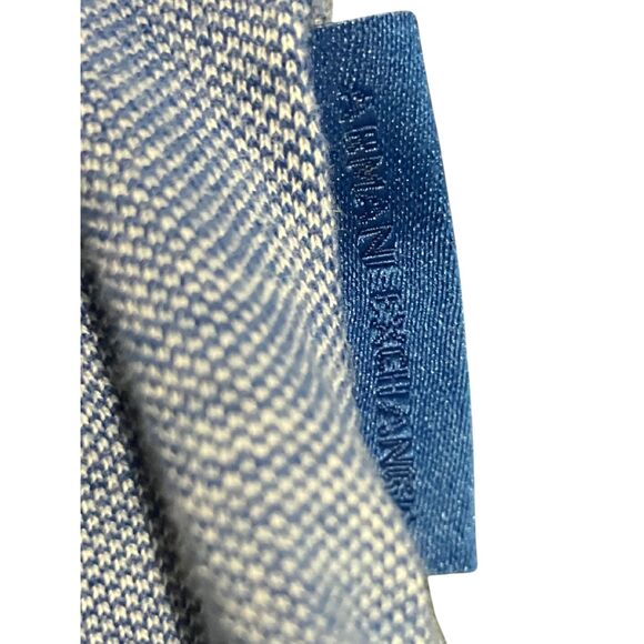 Armani Exchange Men’s Polo Shirt Blue Contrast Trim Logo Size M - Picture 8 of 11